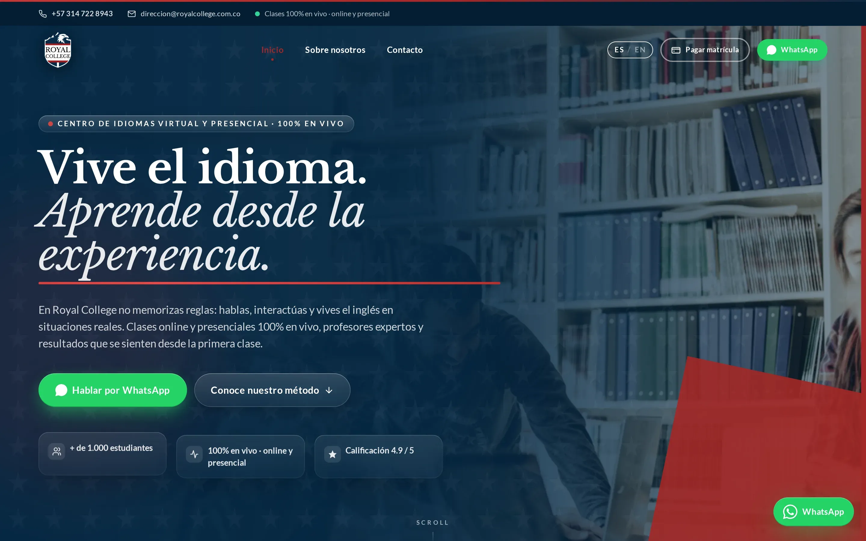 royalcollege.com.co — Institutional site